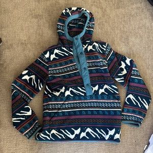 North Face Multi-Color Mountain Hoodie